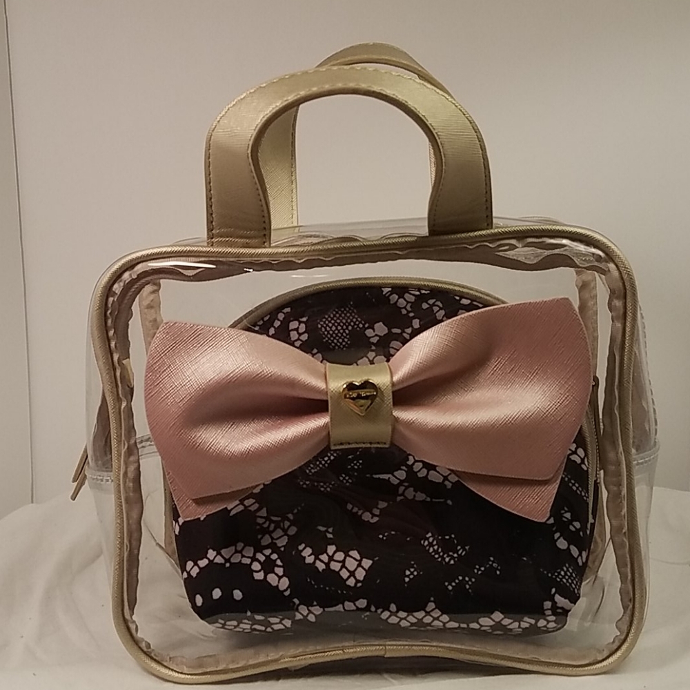 Bestey Johnson Clear purse with compartment bags